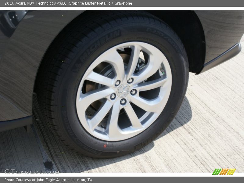 Graphite Luster Metallic / Graystone 2016 Acura RDX Technology AWD