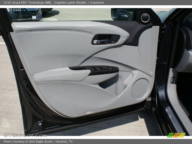 Graphite Luster Metallic / Graystone 2016 Acura RDX Technology AWD