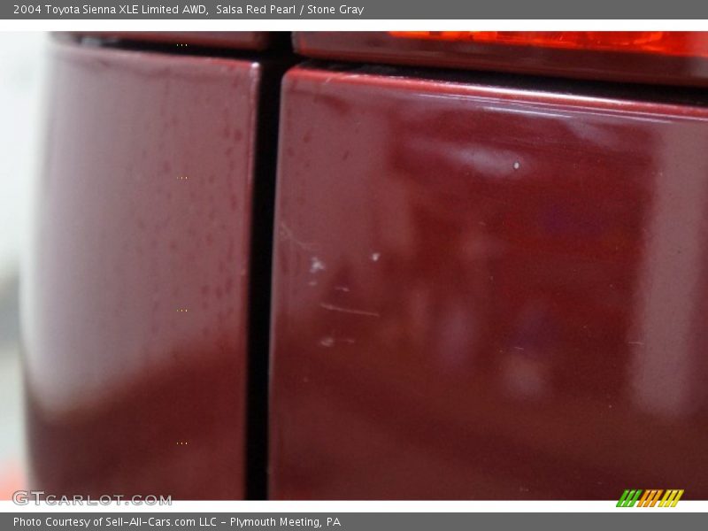 Salsa Red Pearl / Stone Gray 2004 Toyota Sienna XLE Limited AWD