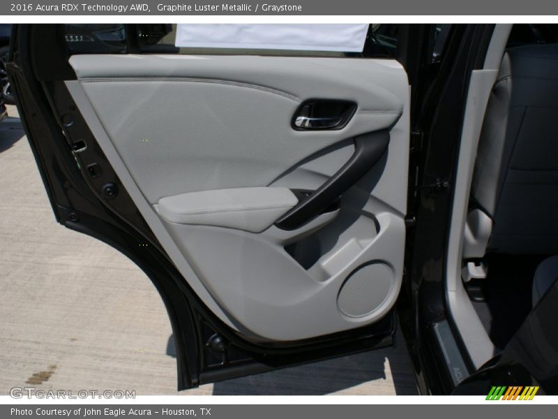 Graphite Luster Metallic / Graystone 2016 Acura RDX Technology AWD