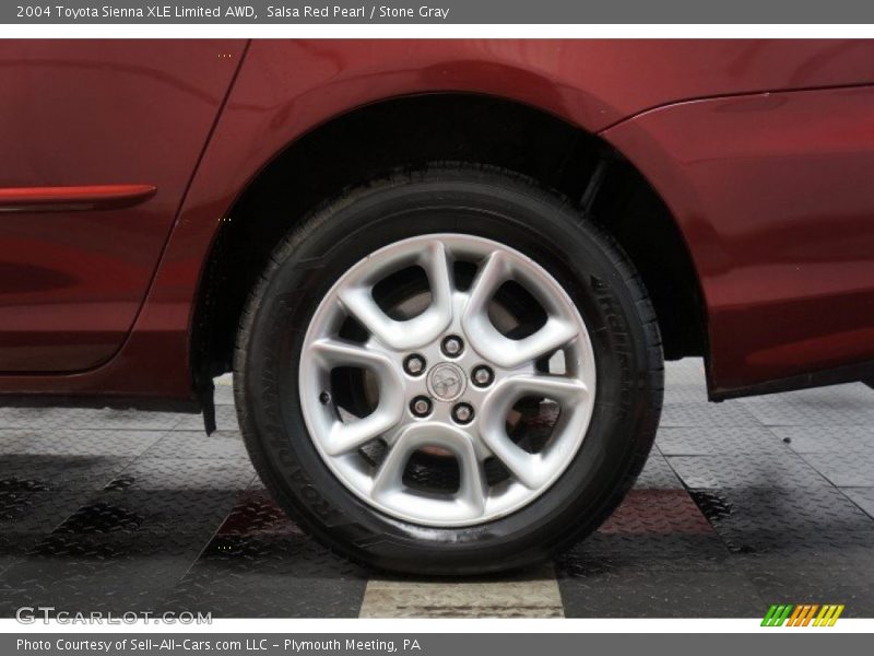 Salsa Red Pearl / Stone Gray 2004 Toyota Sienna XLE Limited AWD