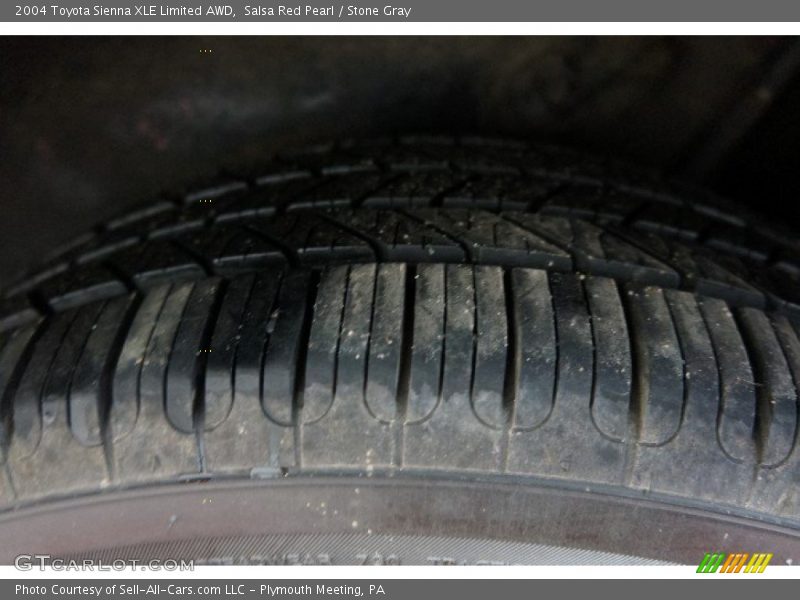 Salsa Red Pearl / Stone Gray 2004 Toyota Sienna XLE Limited AWD