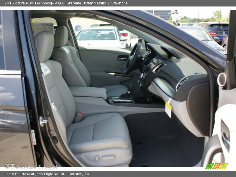 Graphite Luster Metallic / Graystone 2016 Acura RDX Technology AWD