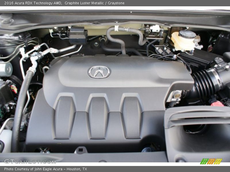 Graphite Luster Metallic / Graystone 2016 Acura RDX Technology AWD