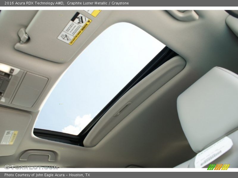 Graphite Luster Metallic / Graystone 2016 Acura RDX Technology AWD