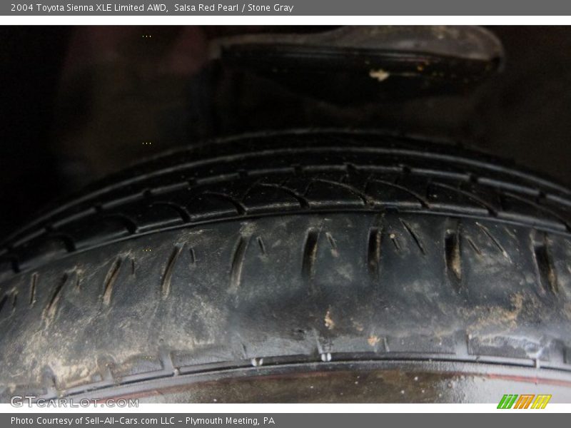 Salsa Red Pearl / Stone Gray 2004 Toyota Sienna XLE Limited AWD