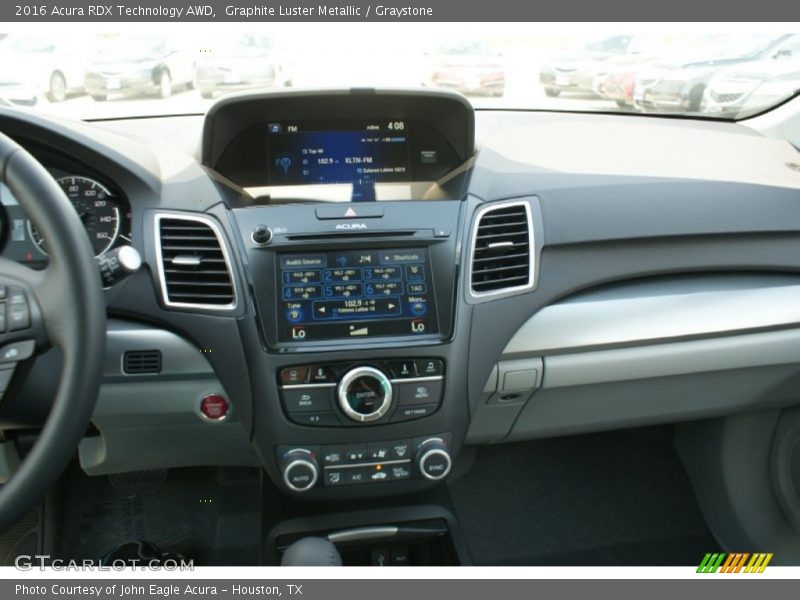 Graphite Luster Metallic / Graystone 2016 Acura RDX Technology AWD