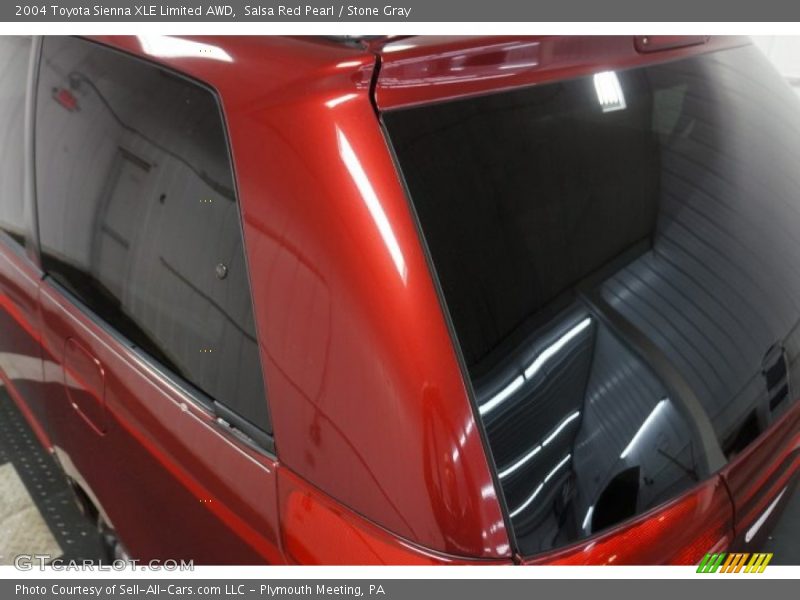 Salsa Red Pearl / Stone Gray 2004 Toyota Sienna XLE Limited AWD