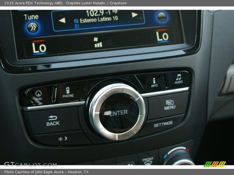 Graphite Luster Metallic / Graystone 2016 Acura RDX Technology AWD