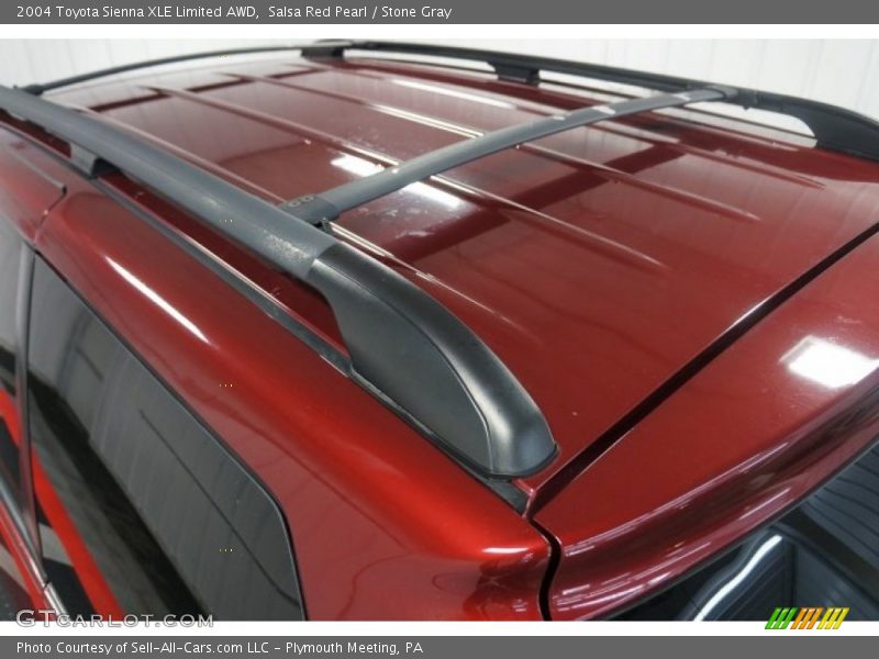 Salsa Red Pearl / Stone Gray 2004 Toyota Sienna XLE Limited AWD