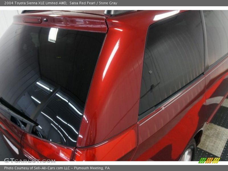 Salsa Red Pearl / Stone Gray 2004 Toyota Sienna XLE Limited AWD