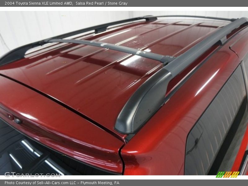 Salsa Red Pearl / Stone Gray 2004 Toyota Sienna XLE Limited AWD