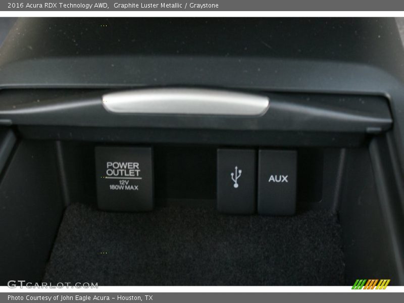 Graphite Luster Metallic / Graystone 2016 Acura RDX Technology AWD