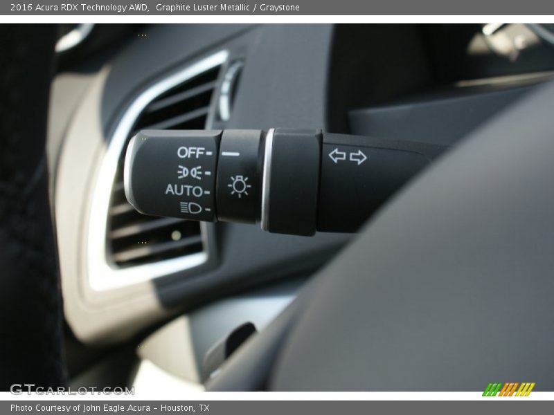Graphite Luster Metallic / Graystone 2016 Acura RDX Technology AWD