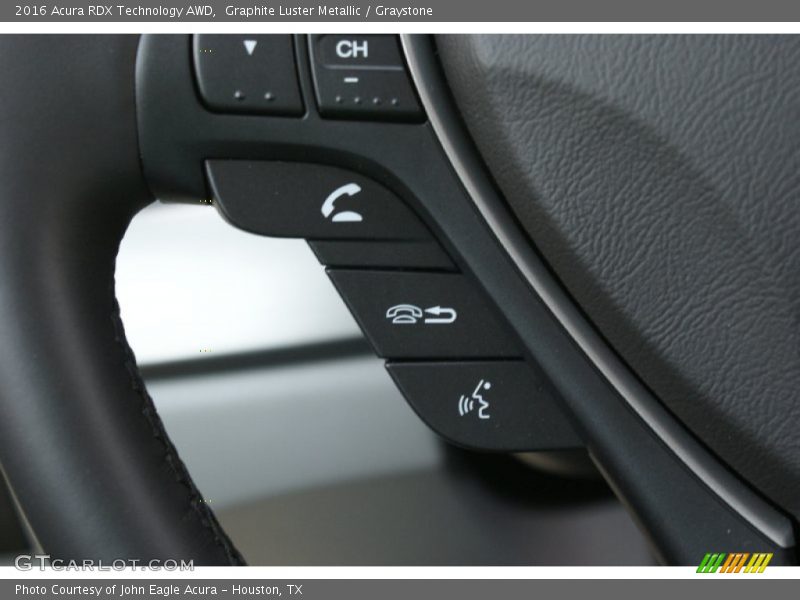 Graphite Luster Metallic / Graystone 2016 Acura RDX Technology AWD