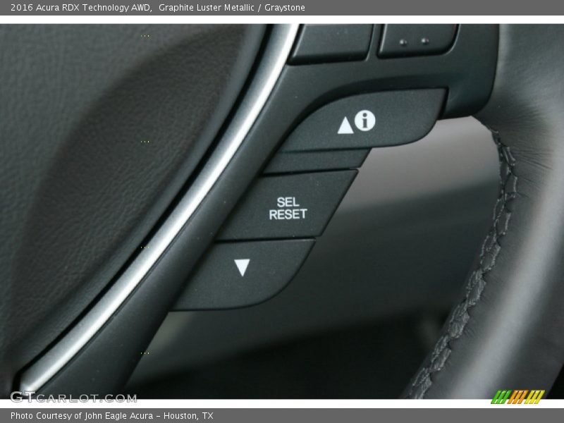 Graphite Luster Metallic / Graystone 2016 Acura RDX Technology AWD
