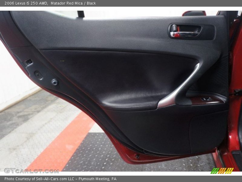 Matador Red Mica / Black 2006 Lexus IS 250 AWD