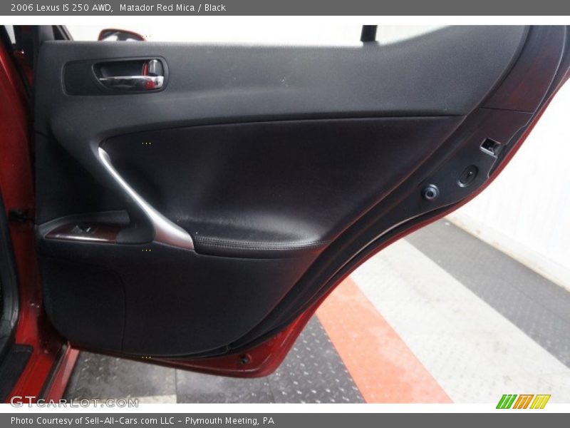 Matador Red Mica / Black 2006 Lexus IS 250 AWD