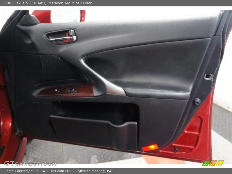 Matador Red Mica / Black 2006 Lexus IS 250 AWD