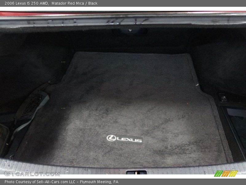 Matador Red Mica / Black 2006 Lexus IS 250 AWD