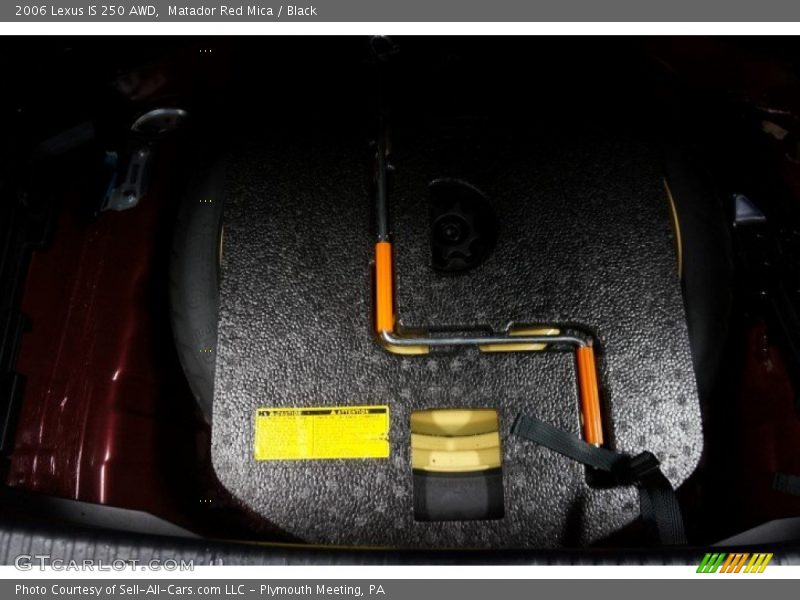 Matador Red Mica / Black 2006 Lexus IS 250 AWD