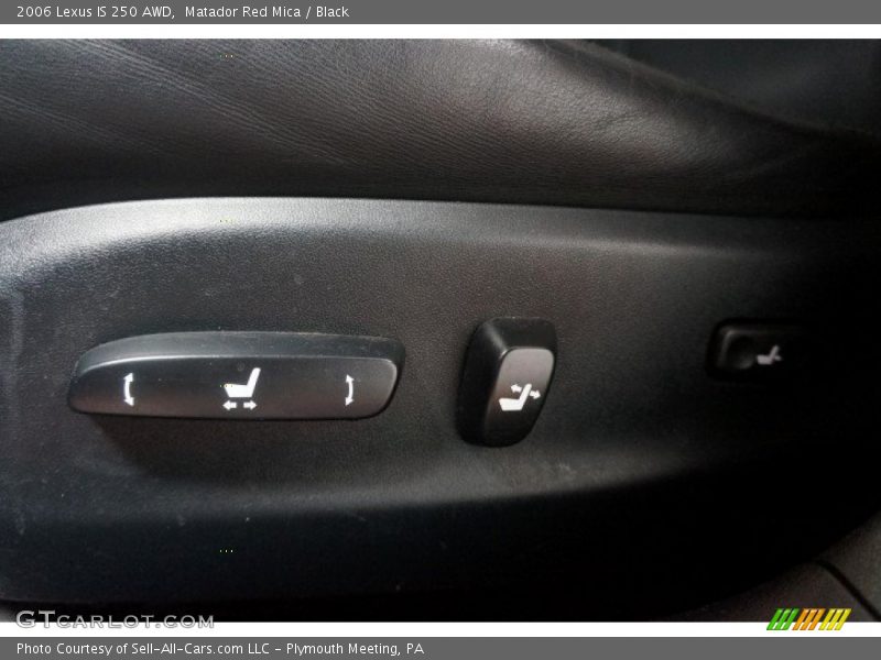Matador Red Mica / Black 2006 Lexus IS 250 AWD
