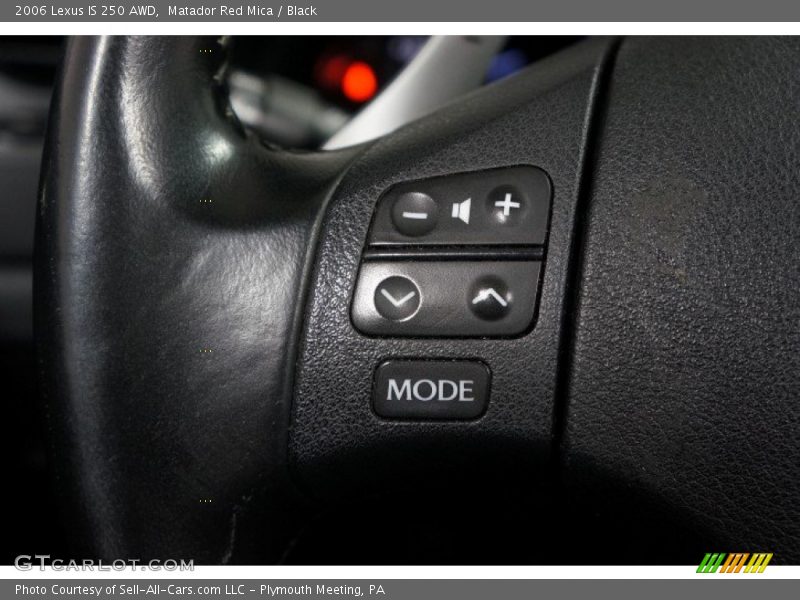 Matador Red Mica / Black 2006 Lexus IS 250 AWD