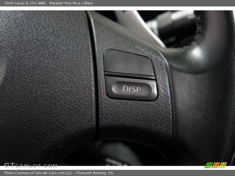 Matador Red Mica / Black 2006 Lexus IS 250 AWD