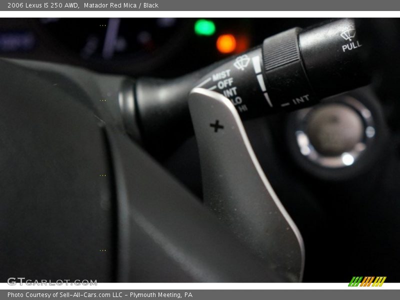 Matador Red Mica / Black 2006 Lexus IS 250 AWD