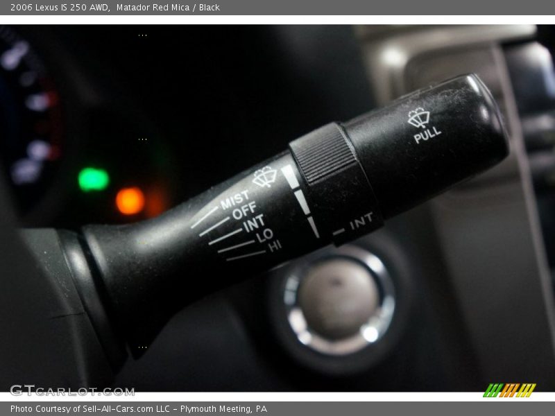 Matador Red Mica / Black 2006 Lexus IS 250 AWD
