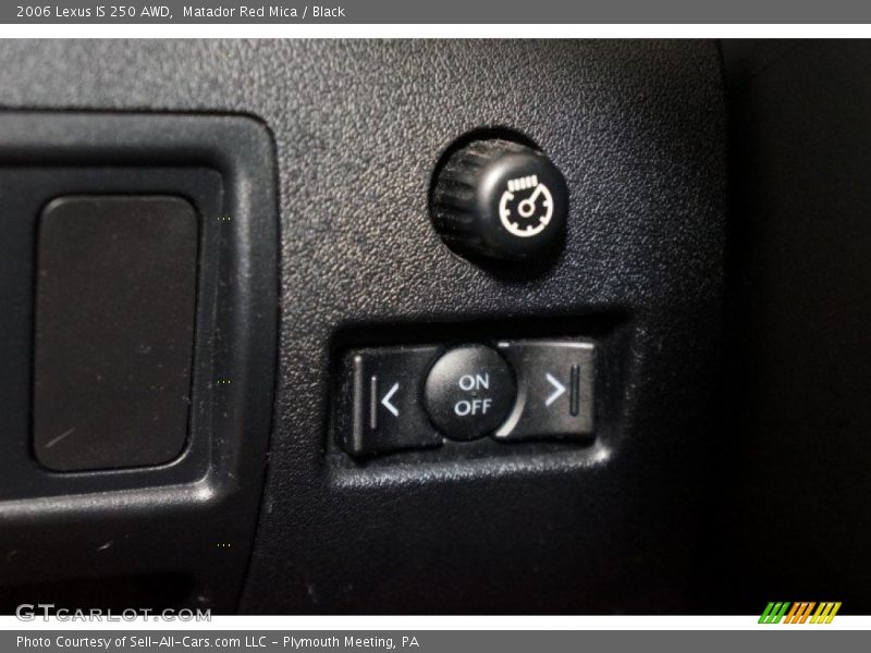 Matador Red Mica / Black 2006 Lexus IS 250 AWD