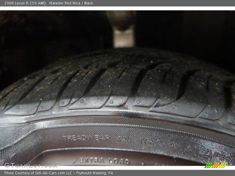 Matador Red Mica / Black 2006 Lexus IS 250 AWD