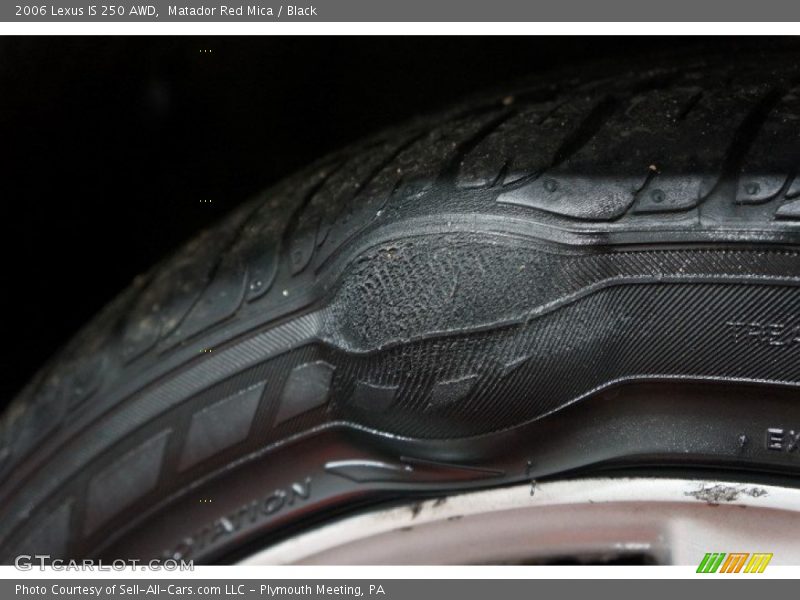 Matador Red Mica / Black 2006 Lexus IS 250 AWD