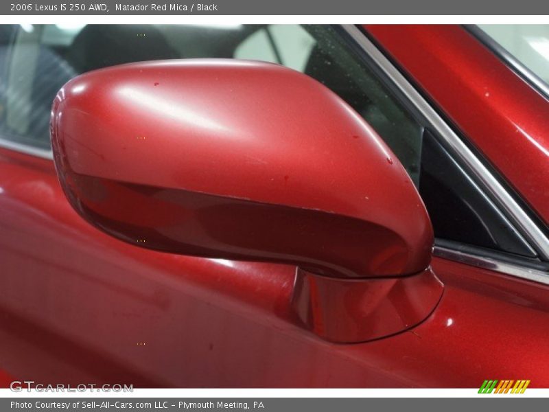 Matador Red Mica / Black 2006 Lexus IS 250 AWD