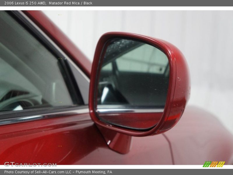 Matador Red Mica / Black 2006 Lexus IS 250 AWD