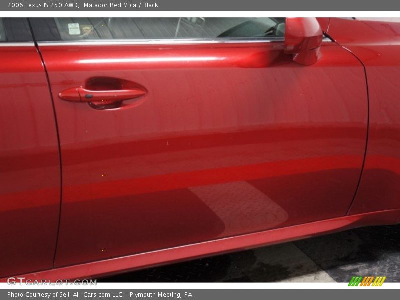 Matador Red Mica / Black 2006 Lexus IS 250 AWD