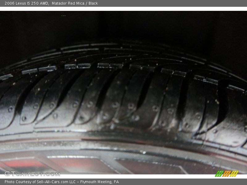 Matador Red Mica / Black 2006 Lexus IS 250 AWD