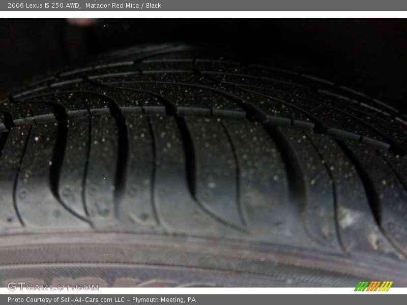 Matador Red Mica / Black 2006 Lexus IS 250 AWD