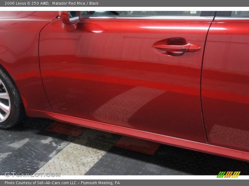 Matador Red Mica / Black 2006 Lexus IS 250 AWD