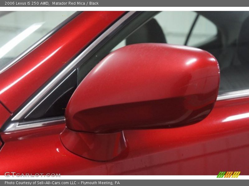 Matador Red Mica / Black 2006 Lexus IS 250 AWD