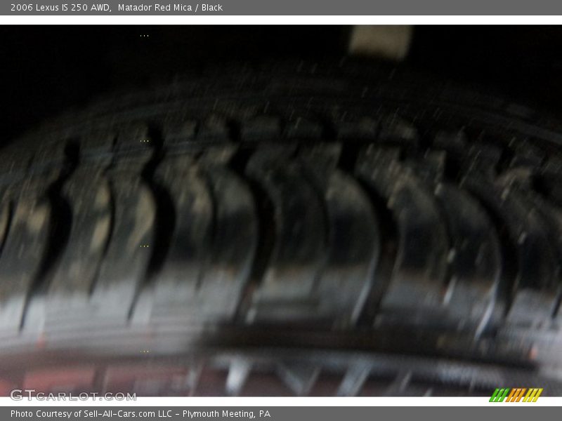 Matador Red Mica / Black 2006 Lexus IS 250 AWD