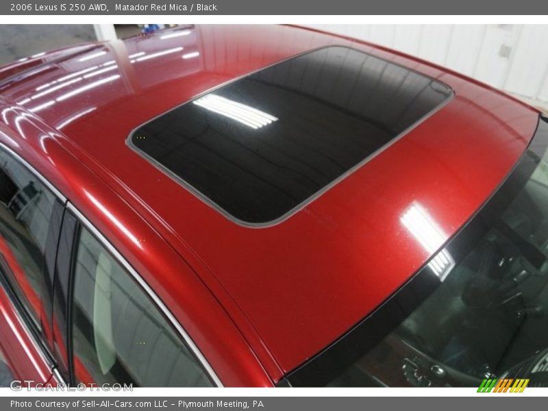 Matador Red Mica / Black 2006 Lexus IS 250 AWD