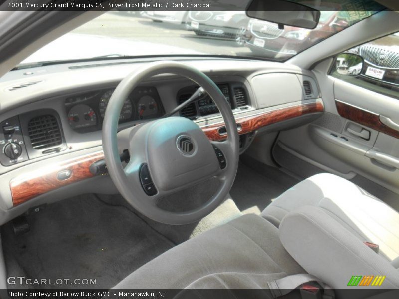 Silver Frost Metallic / Dark Charcoal 2001 Mercury Grand Marquis GS