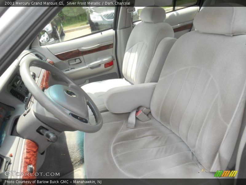 Silver Frost Metallic / Dark Charcoal 2001 Mercury Grand Marquis GS