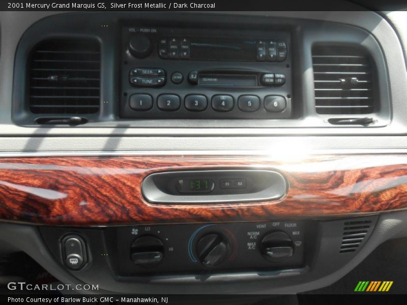 Silver Frost Metallic / Dark Charcoal 2001 Mercury Grand Marquis GS