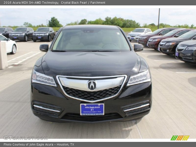 Crystal Black Pearl / Parchment 2016 Acura MDX SH-AWD Technology