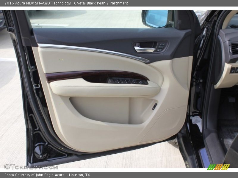 Crystal Black Pearl / Parchment 2016 Acura MDX SH-AWD Technology