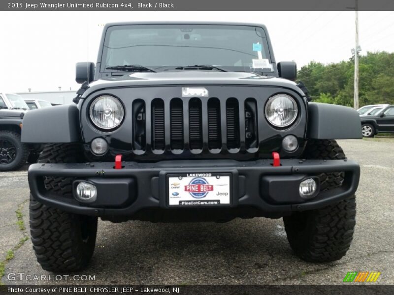 Black / Black 2015 Jeep Wrangler Unlimited Rubicon 4x4