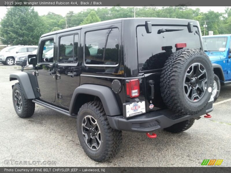 Black / Black 2015 Jeep Wrangler Unlimited Rubicon 4x4