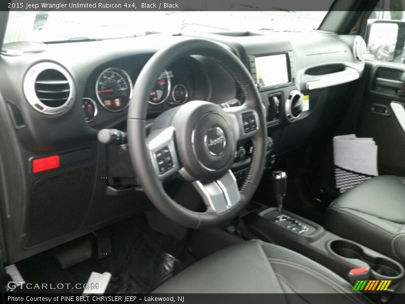 Black / Black 2015 Jeep Wrangler Unlimited Rubicon 4x4